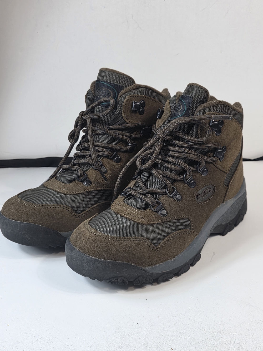 Vintage Vasque Variable Fit System Womens 9 Brown Hiking Boots Trail Outdoor